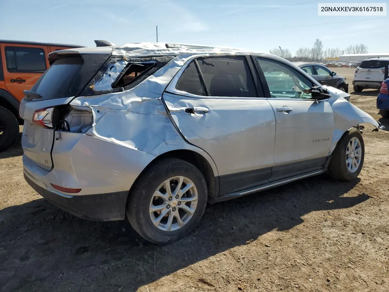 2019 Chevrolet Equinox Lt VIN: 2GNAXKEV3K6167518 Lot: 49777835