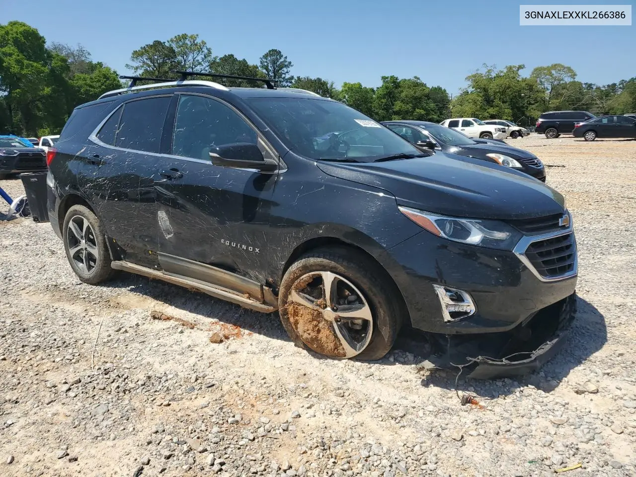 2019 Chevrolet Equinox Lt VIN: 3GNAXLEXXKL266386 Lot: 53079105