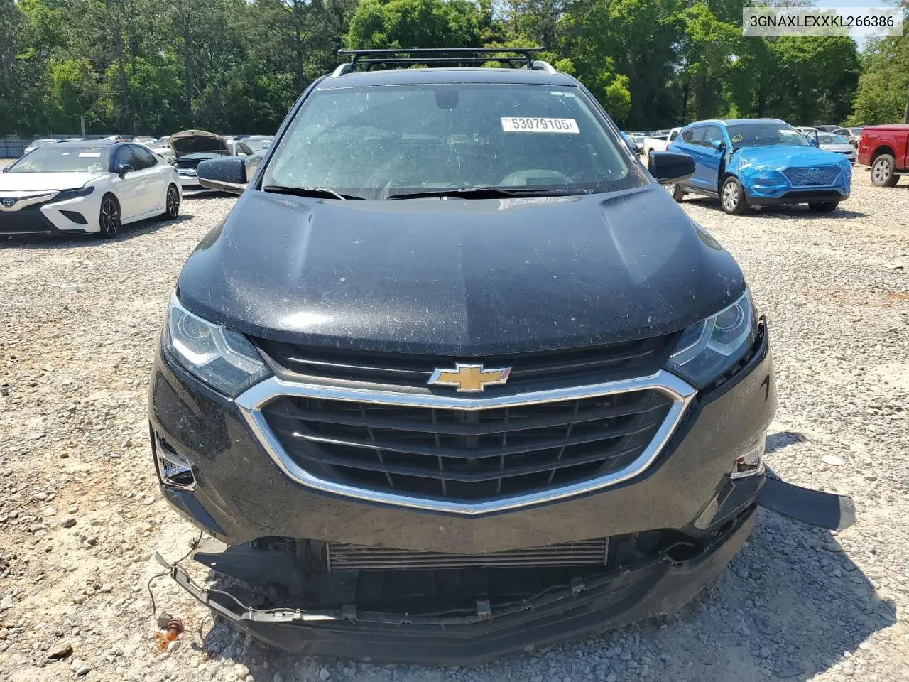 2019 Chevrolet Equinox Lt VIN: 3GNAXLEXXKL266386 Lot: 53079105