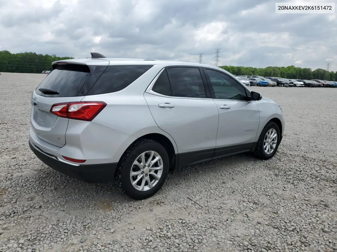 2019 Chevrolet Equinox Lt VIN: 2GNAXKEV2K6151472 Lot: 56430115