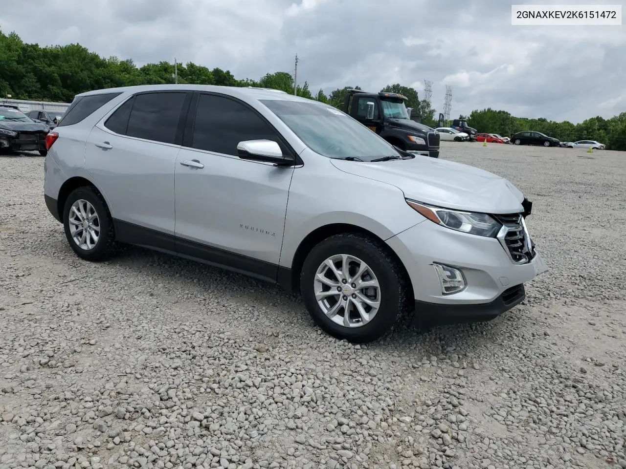 2019 Chevrolet Equinox Lt VIN: 2GNAXKEV2K6151472 Lot: 56430115