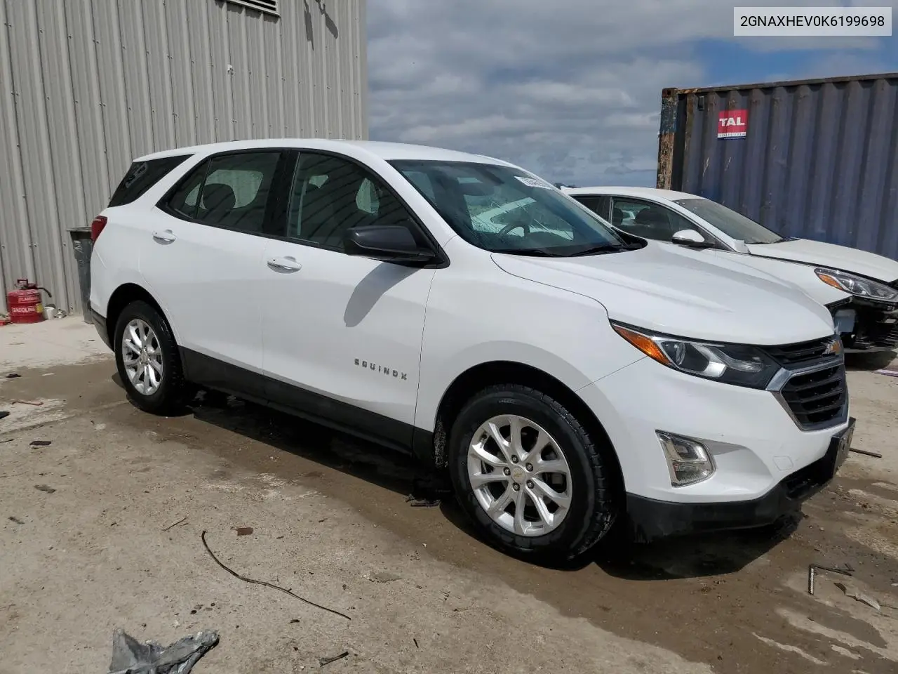 2019 Chevrolet Equinox Ls VIN: 2GNAXHEV0K6199698 Lot: 56546055