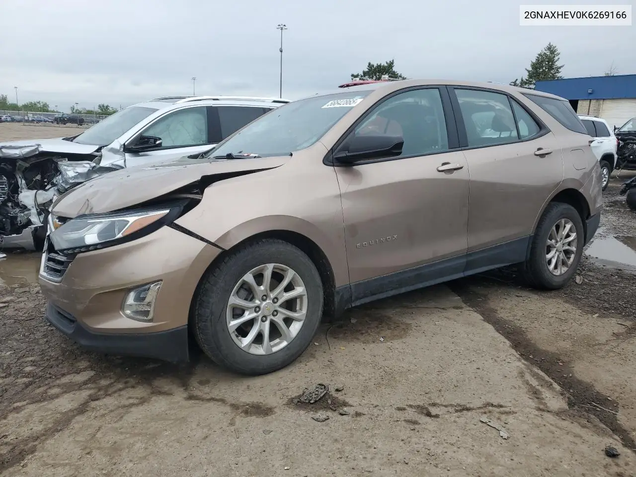 2019 Chevrolet Equinox Ls VIN: 2GNAXHEV0K6269166 Lot: 56642865