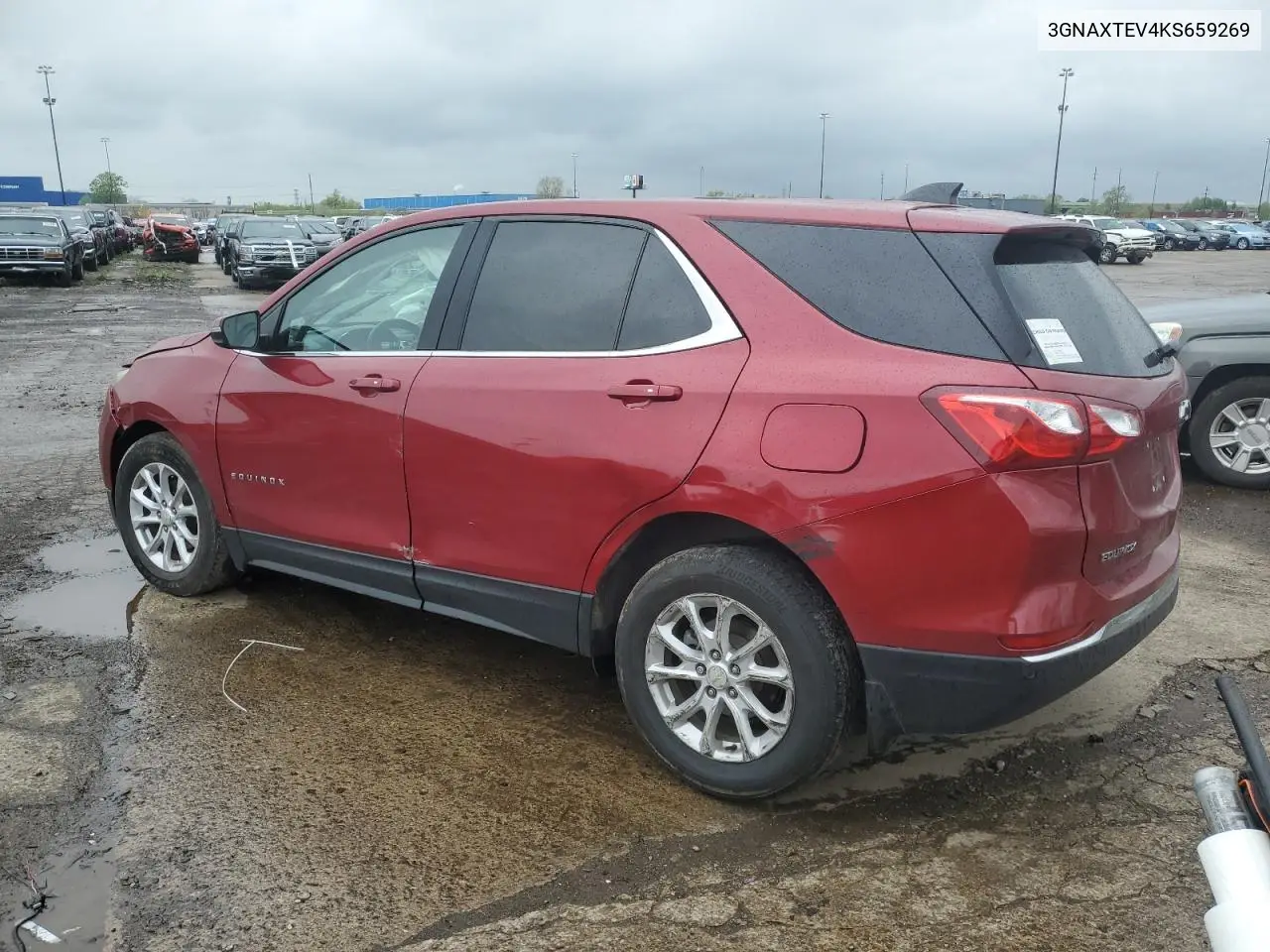 2019 Chevrolet Equinox Lt VIN: 3GNAXTEV4KS659269 Lot: 56706915