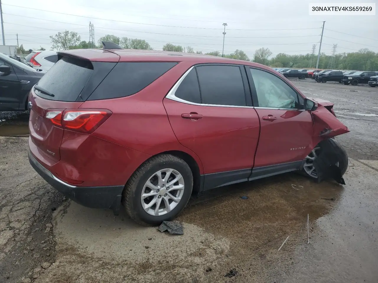 2019 Chevrolet Equinox Lt VIN: 3GNAXTEV4KS659269 Lot: 56706915