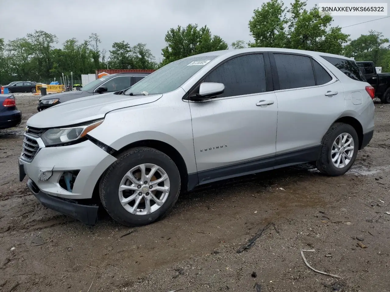 2019 Chevrolet Equinox Lt VIN: 3GNAXKEV9KS665322 Lot: 56720305