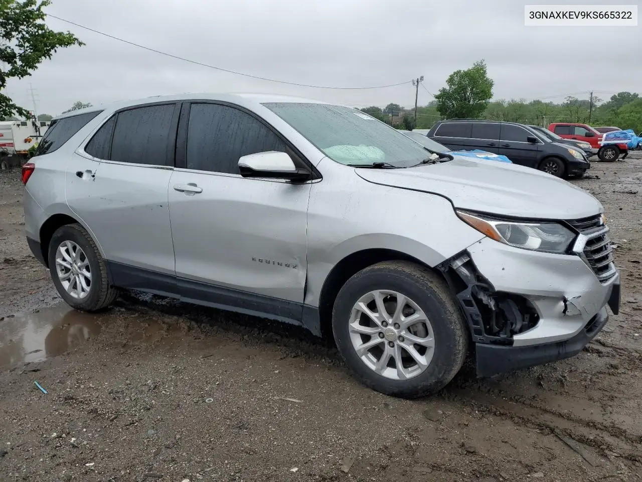 2019 Chevrolet Equinox Lt VIN: 3GNAXKEV9KS665322 Lot: 56720305