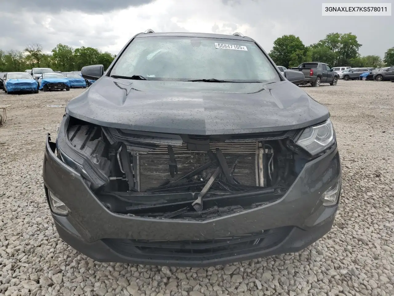 2019 Chevrolet Equinox Lt VIN: 3GNAXLEX7KS578011 Lot: 56847105