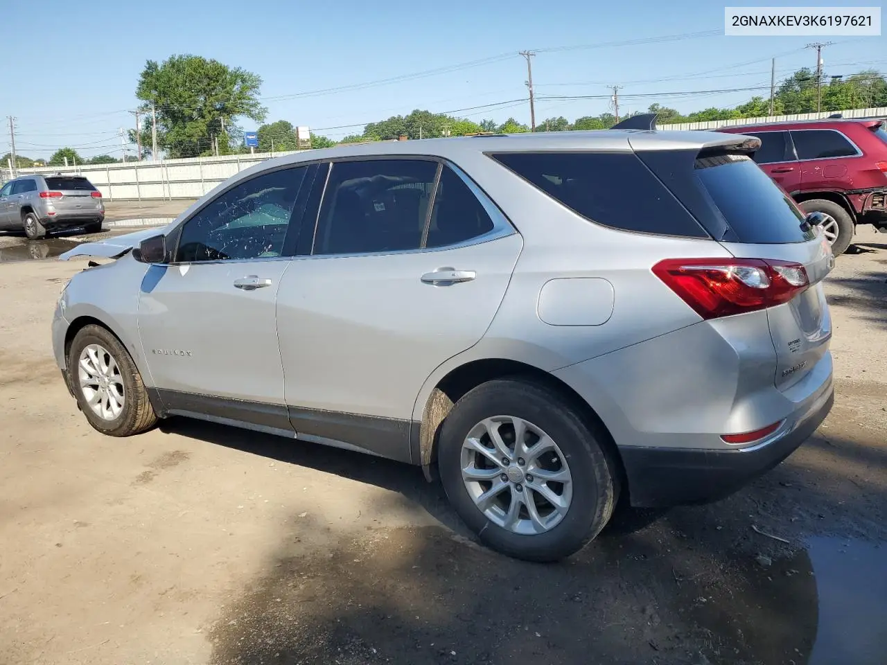 2019 Chevrolet Equinox Lt VIN: 2GNAXKEV3K6197621 Lot: 56854335