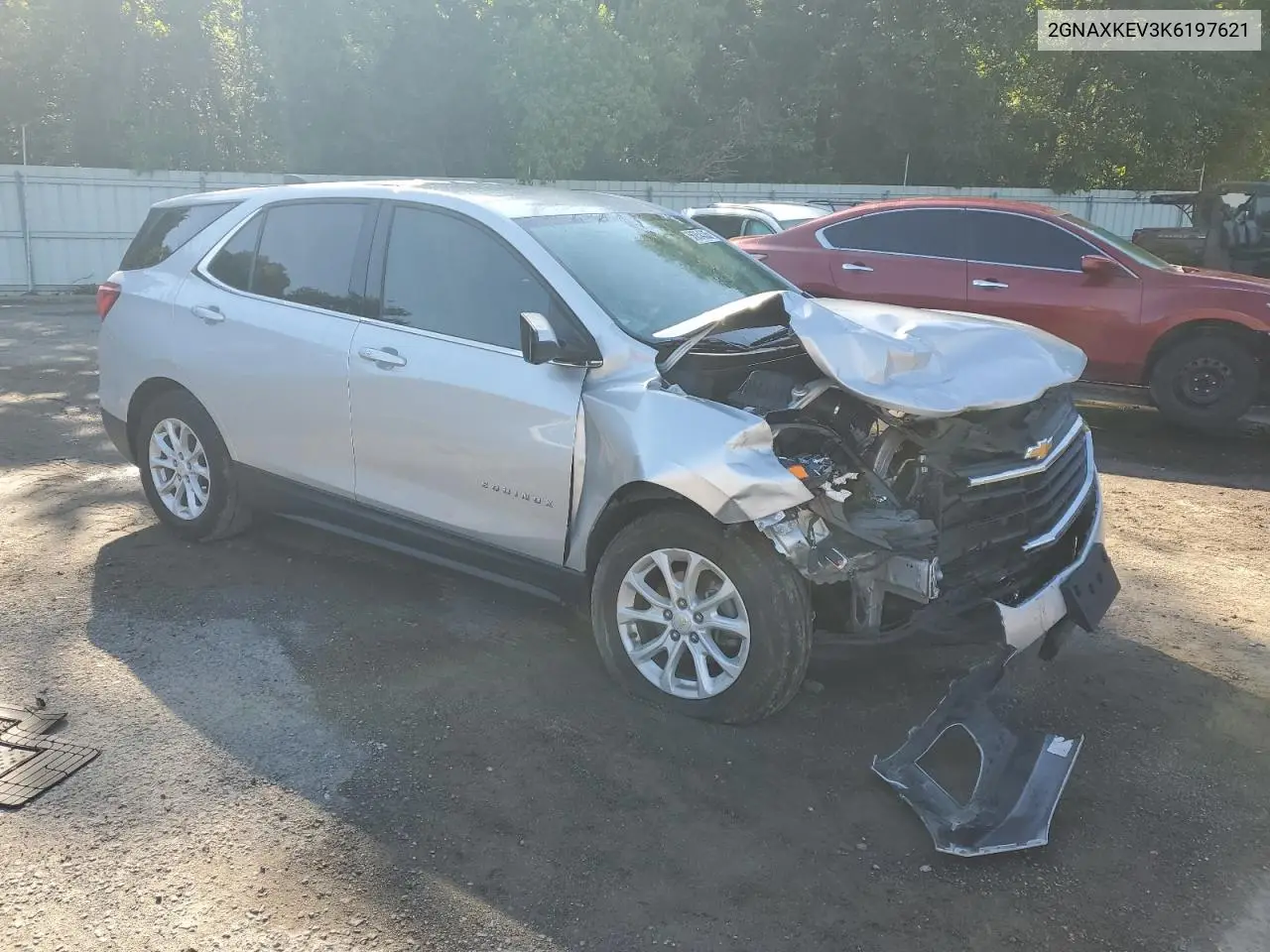 2019 Chevrolet Equinox Lt VIN: 2GNAXKEV3K6197621 Lot: 56854335