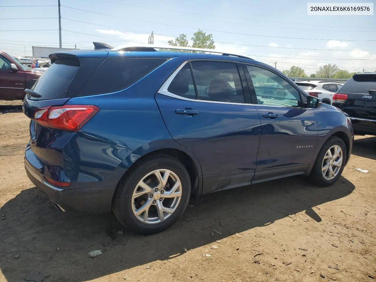 2019 Chevrolet Equinox Lt VIN: 2GNAXLEX6K6169576 Lot: 56888095