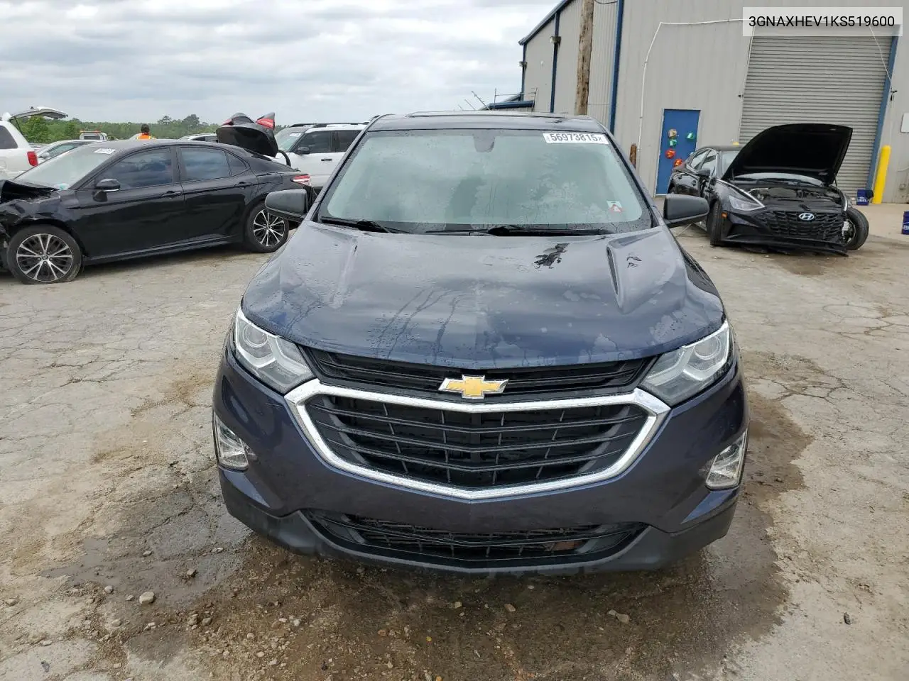 2019 Chevrolet Equinox Ls VIN: 3GNAXHEV1KS519600 Lot: 56973815