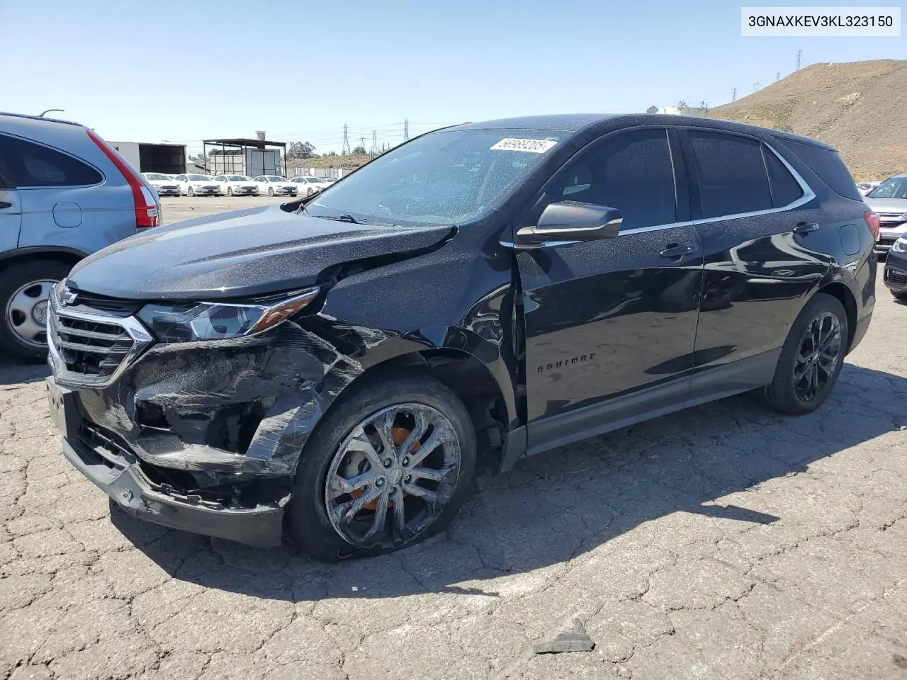 2019 Chevrolet Equinox Lt VIN: 3GNAXKEV3KL323150 Lot: 56989205