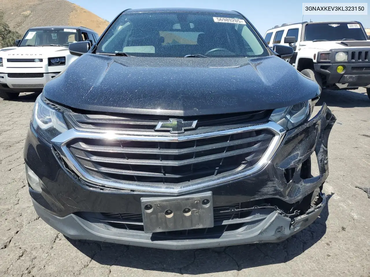2019 Chevrolet Equinox Lt VIN: 3GNAXKEV3KL323150 Lot: 56989205
