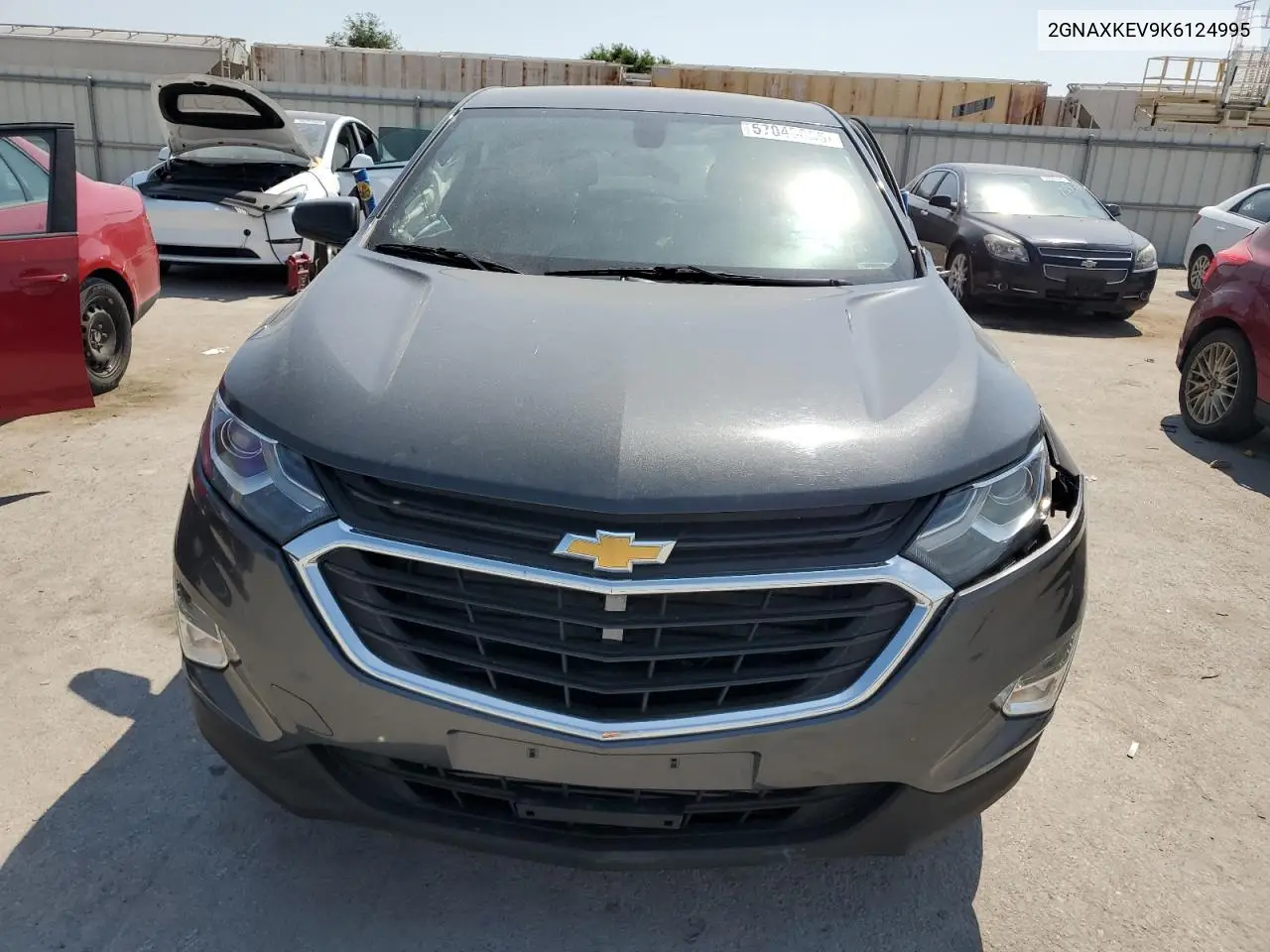 2019 Chevrolet Equinox Lt VIN: 2GNAXKEV9K6124995 Lot: 57043065
