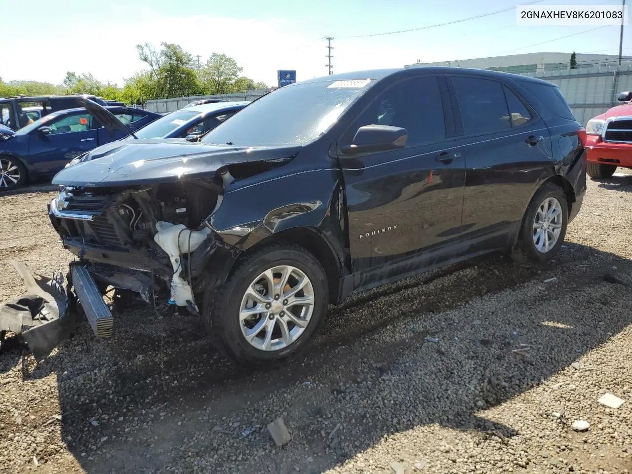 2019 Chevrolet Equinox Ls VIN: 2GNAXHEV8K6201083 Lot: 58038855