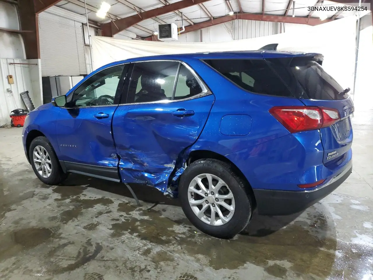 2019 Chevrolet Equinox Lt VIN: 3GNAXUEV8KS594254 Lot: 58550695