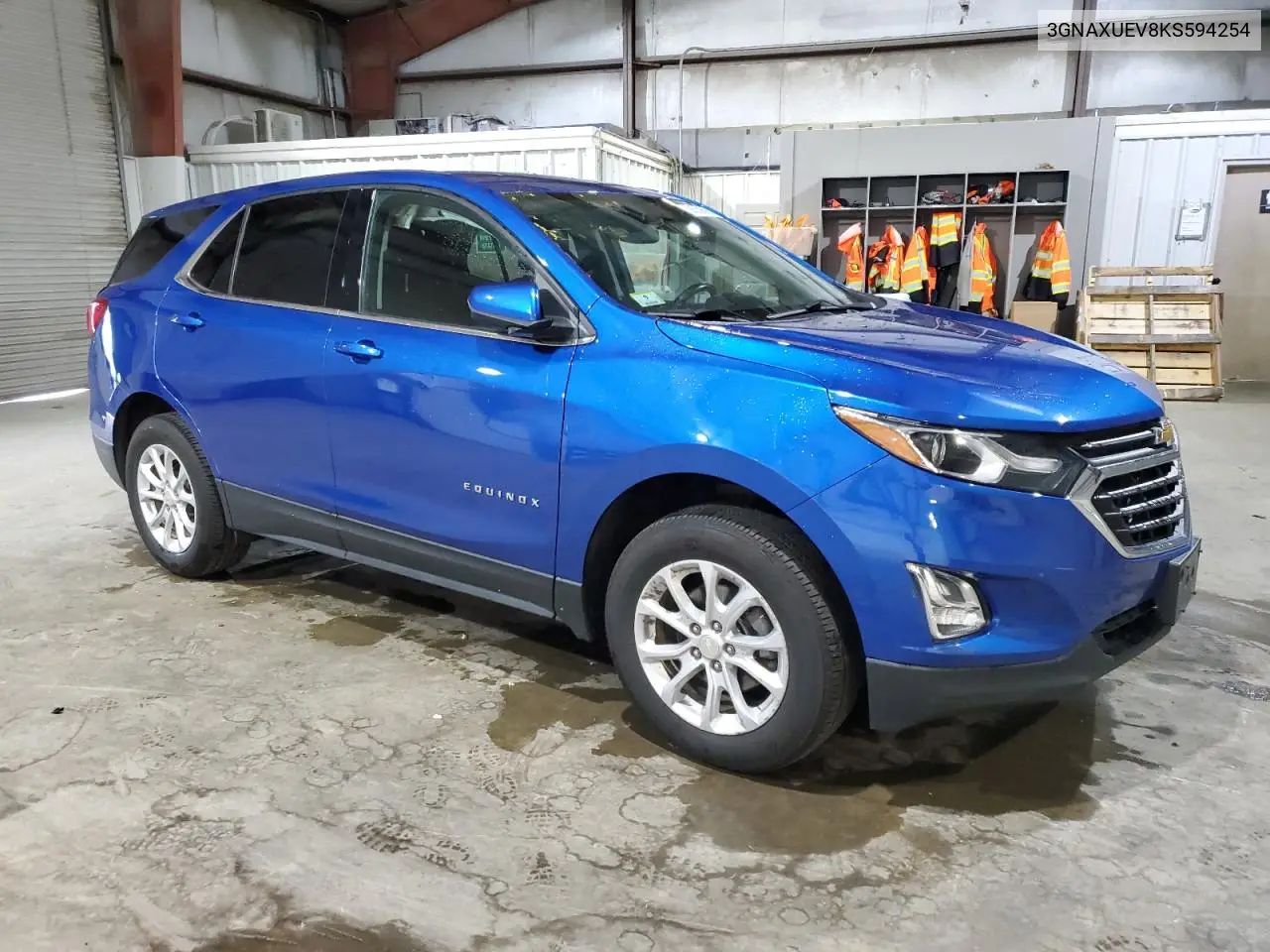 2019 Chevrolet Equinox Lt VIN: 3GNAXUEV8KS594254 Lot: 58550695
