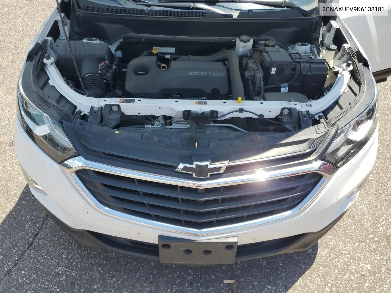 2019 Chevrolet Equinox Lt VIN: 2GNAXUEV9K6138181 Lot: 59554595