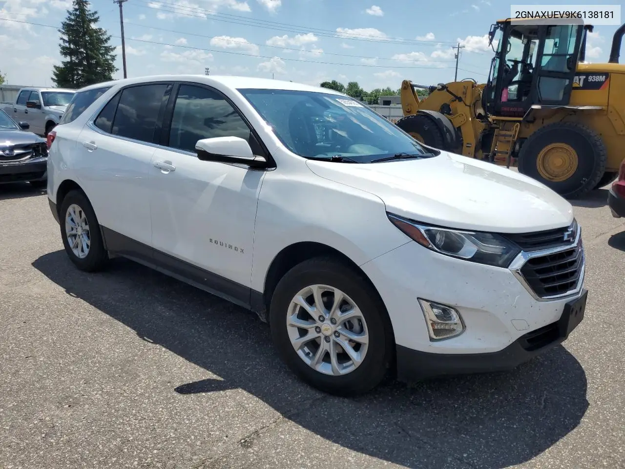 2019 Chevrolet Equinox Lt VIN: 2GNAXUEV9K6138181 Lot: 59554595