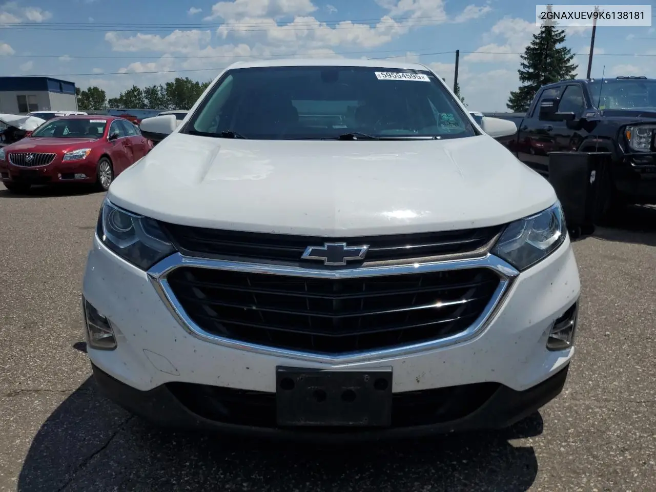 2019 Chevrolet Equinox Lt VIN: 2GNAXUEV9K6138181 Lot: 59554595