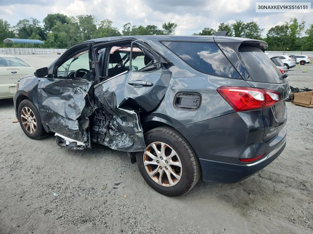 2019 Chevrolet Equinox Lt VIN: 3GNAXKEV9KS516151 Lot: 62457875