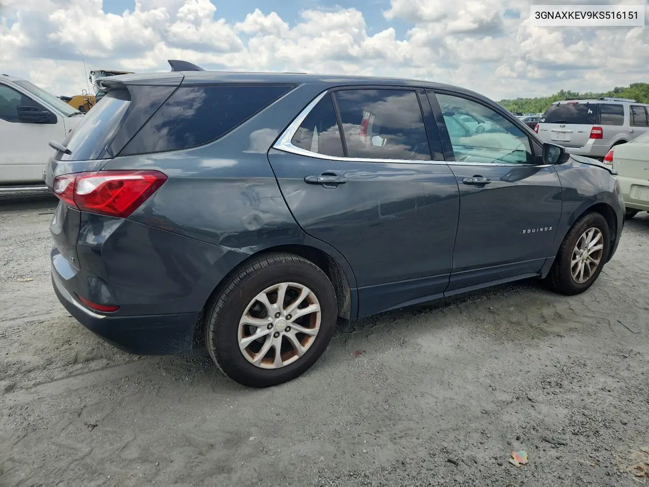 2019 Chevrolet Equinox Lt VIN: 3GNAXKEV9KS516151 Lot: 62457875