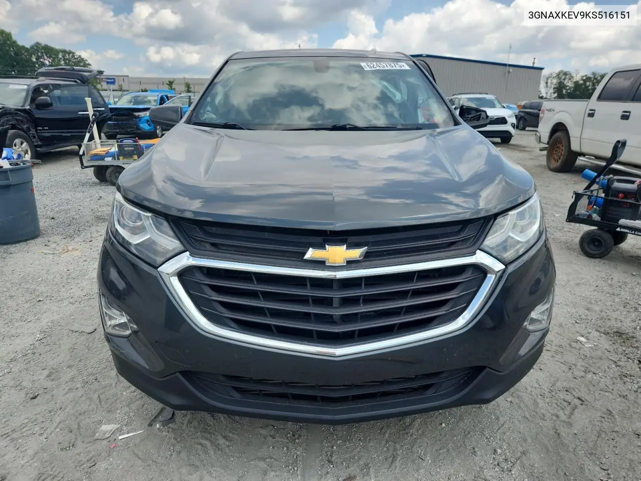 2019 Chevrolet Equinox Lt VIN: 3GNAXKEV9KS516151 Lot: 62457875