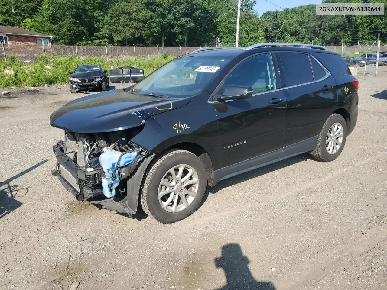 2019 Chevrolet Equinox Lt VIN: 2GNAXUEV6K6139644 Lot: 62499545