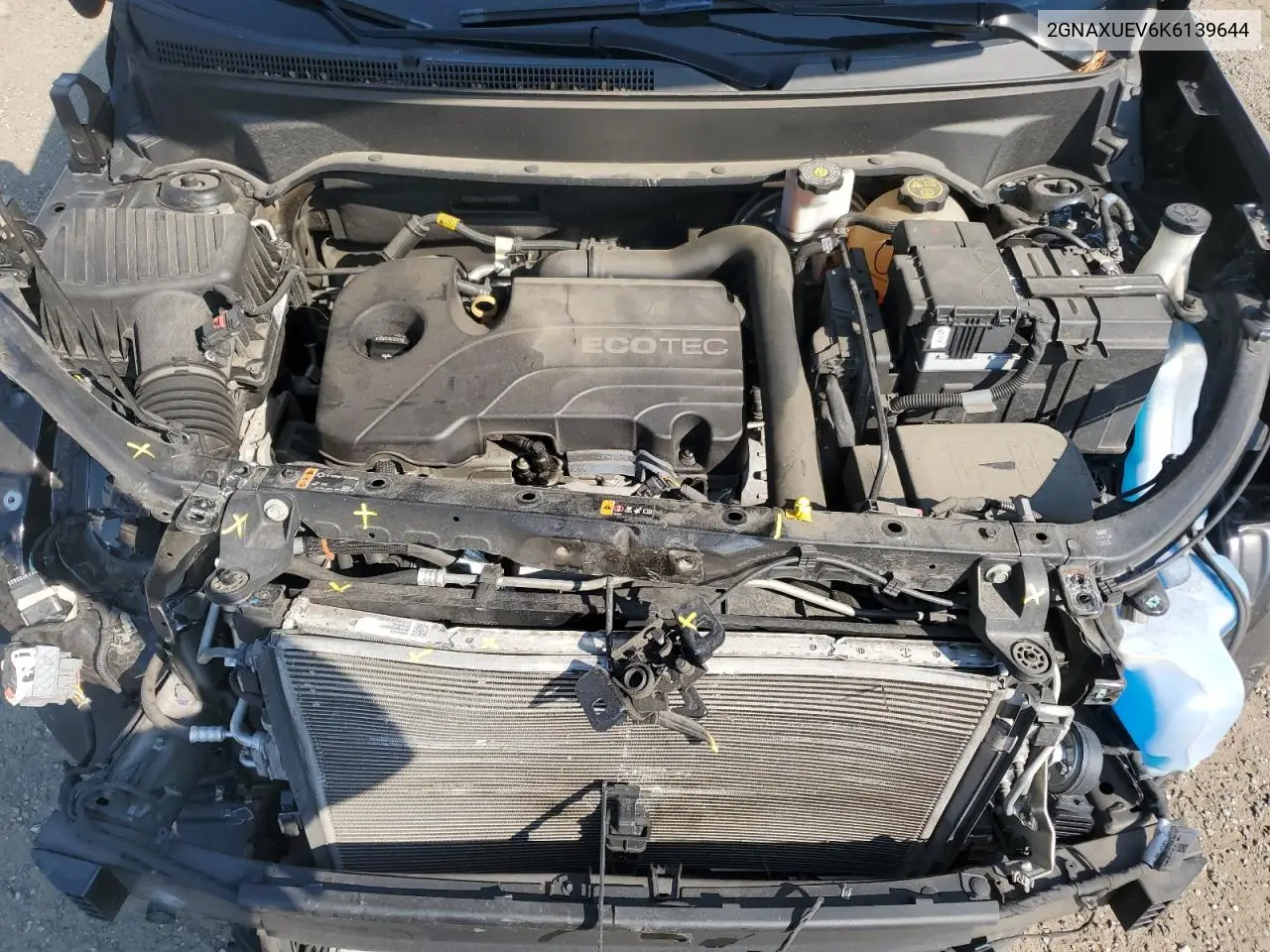 2019 Chevrolet Equinox Lt VIN: 2GNAXUEV6K6139644 Lot: 62499545