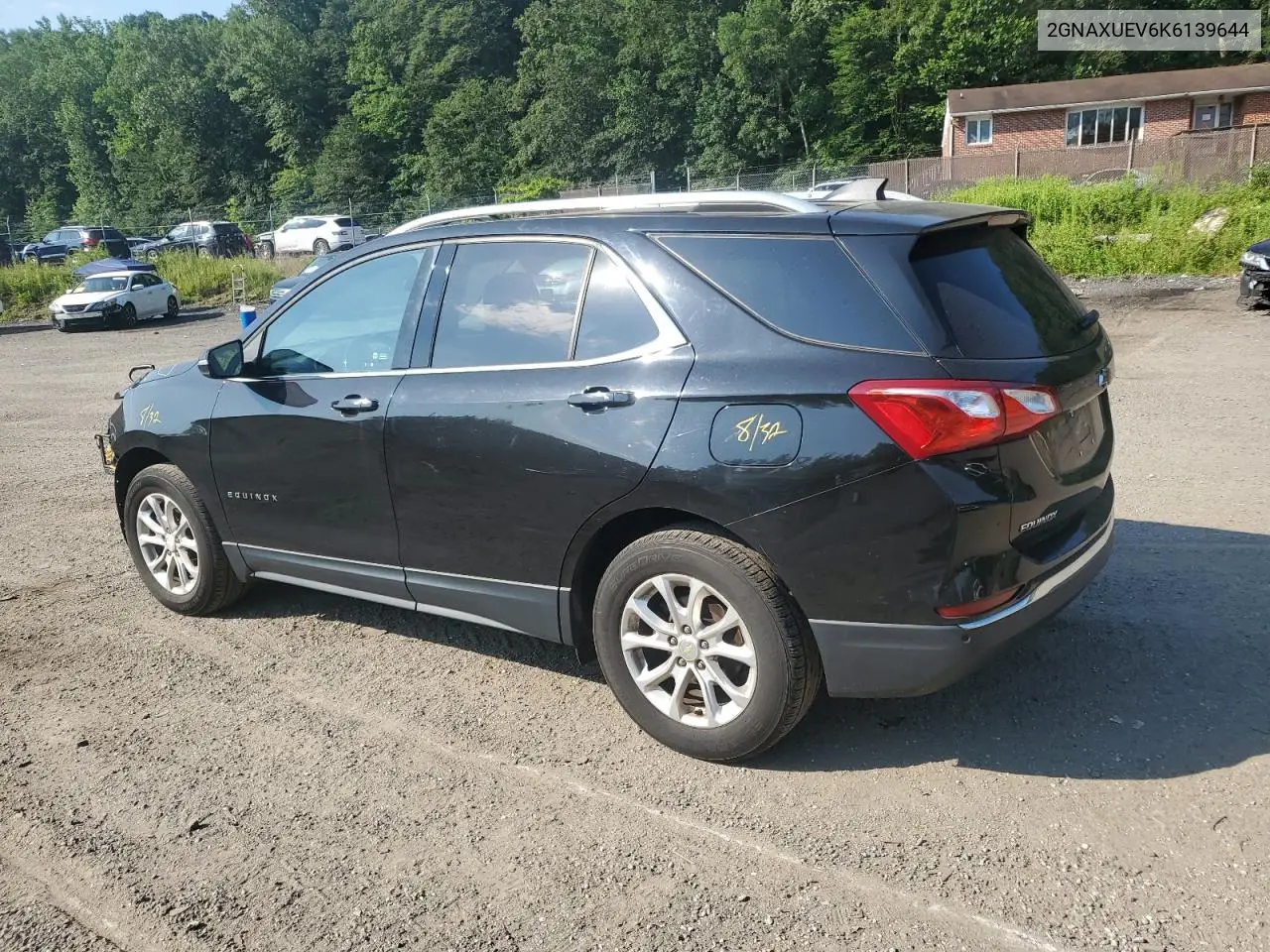 2019 Chevrolet Equinox Lt VIN: 2GNAXUEV6K6139644 Lot: 62499545