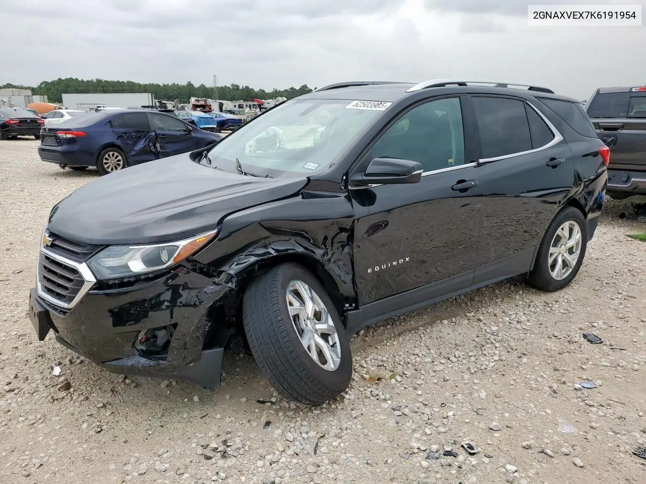 2019 Chevrolet Equinox Lt VIN: 2GNAXVEX7K6191954 Lot: 62503905
