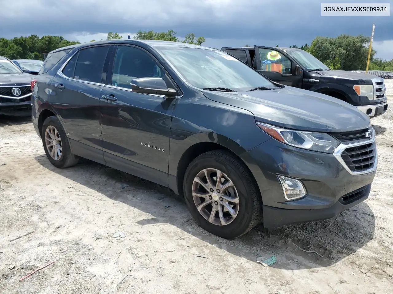 2019 Chevrolet Equinox Lt VIN: 3GNAXJEVXKS609934 Lot: 62527785