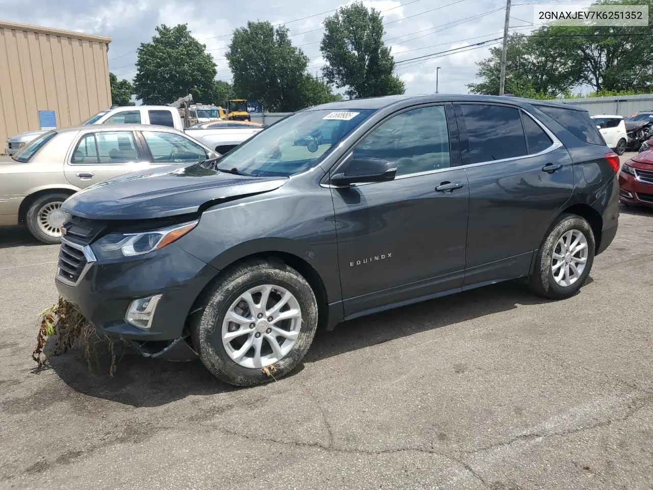 2019 Chevrolet Equinox Lt VIN: 2GNAXJEV7K6251352 Lot: 62688985