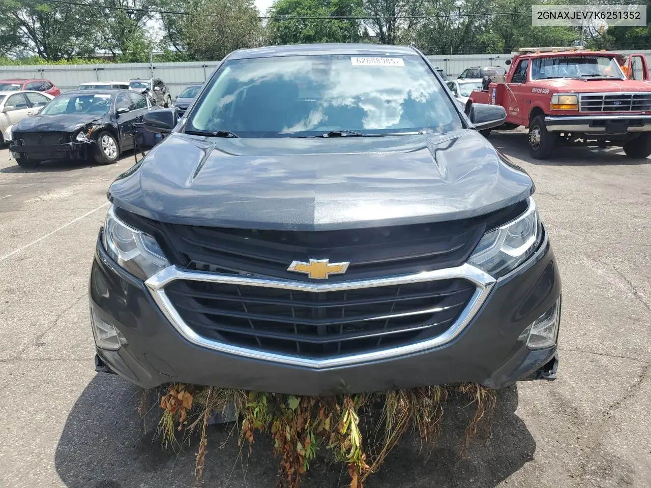 2019 Chevrolet Equinox Lt VIN: 2GNAXJEV7K6251352 Lot: 62688985