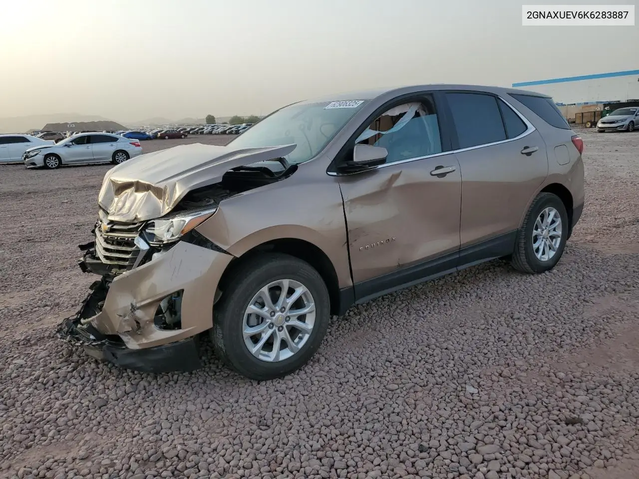 2019 Chevrolet Equinox Lt VIN: 2GNAXUEV6K6283887 Lot: 62906325