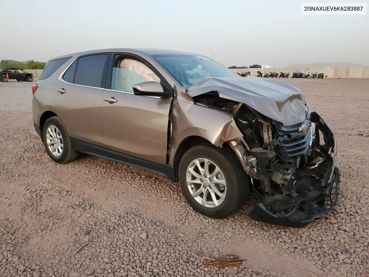 2019 Chevrolet Equinox Lt VIN: 2GNAXUEV6K6283887 Lot: 62906325