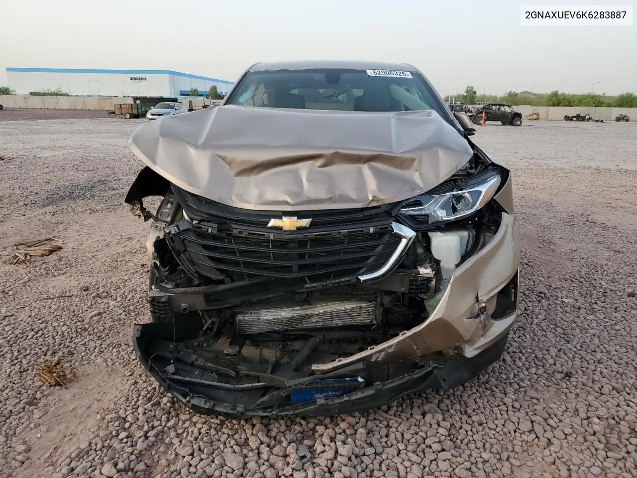 2019 Chevrolet Equinox Lt VIN: 2GNAXUEV6K6283887 Lot: 62906325