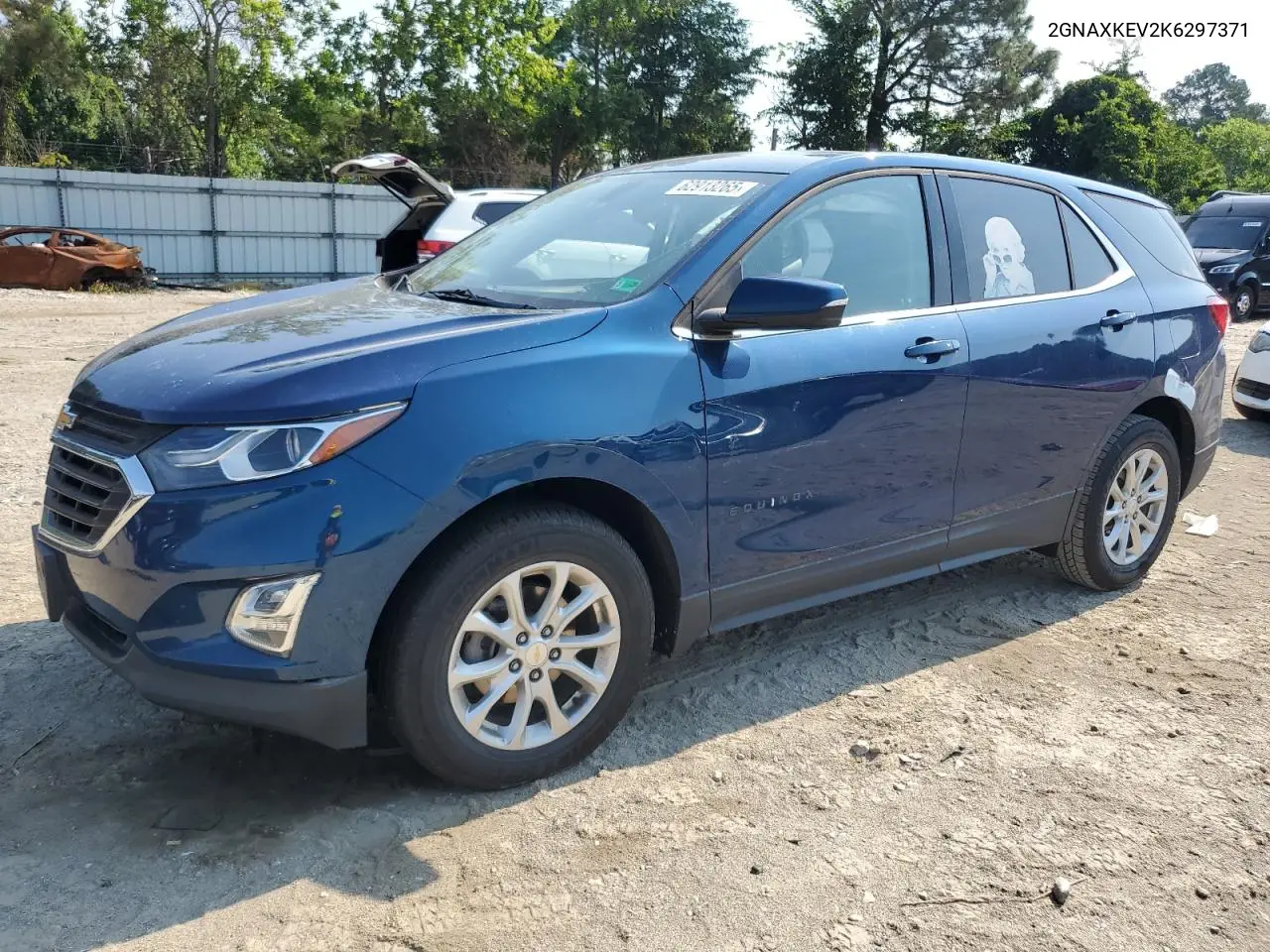 2019 Chevrolet Equinox Lt VIN: 2GNAXKEV2K6297371 Lot: 62913265