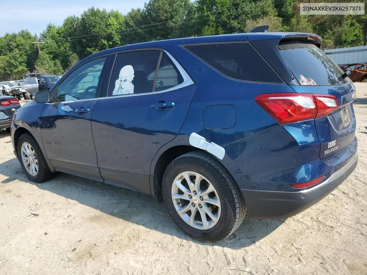 2019 Chevrolet Equinox Lt VIN: 2GNAXKEV2K6297371 Lot: 62913265