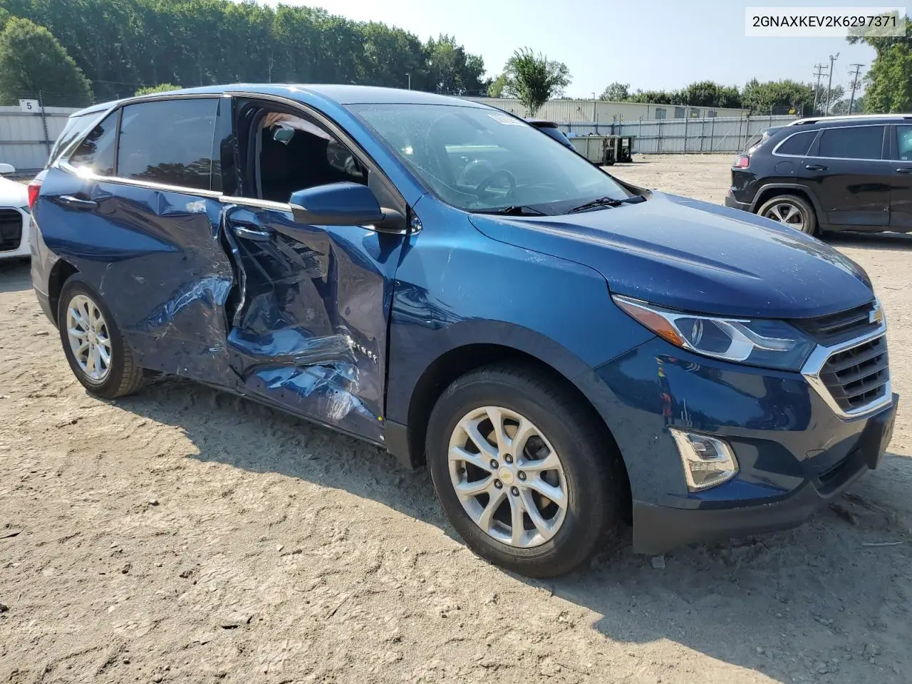 2019 Chevrolet Equinox Lt VIN: 2GNAXKEV2K6297371 Lot: 62913265
