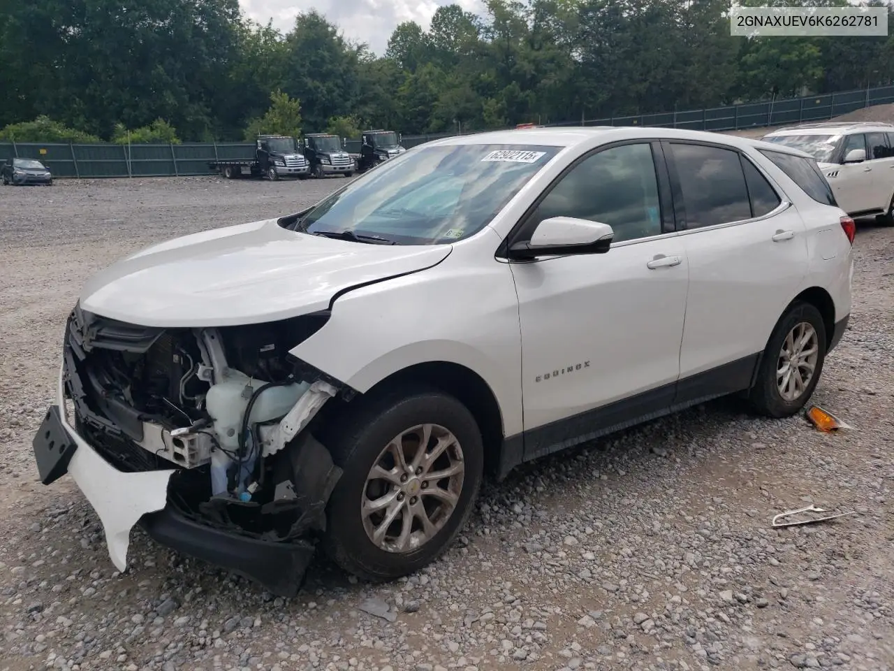 2019 Chevrolet Equinox Lt VIN: 2GNAXUEV6K6262781 Lot: 62922115