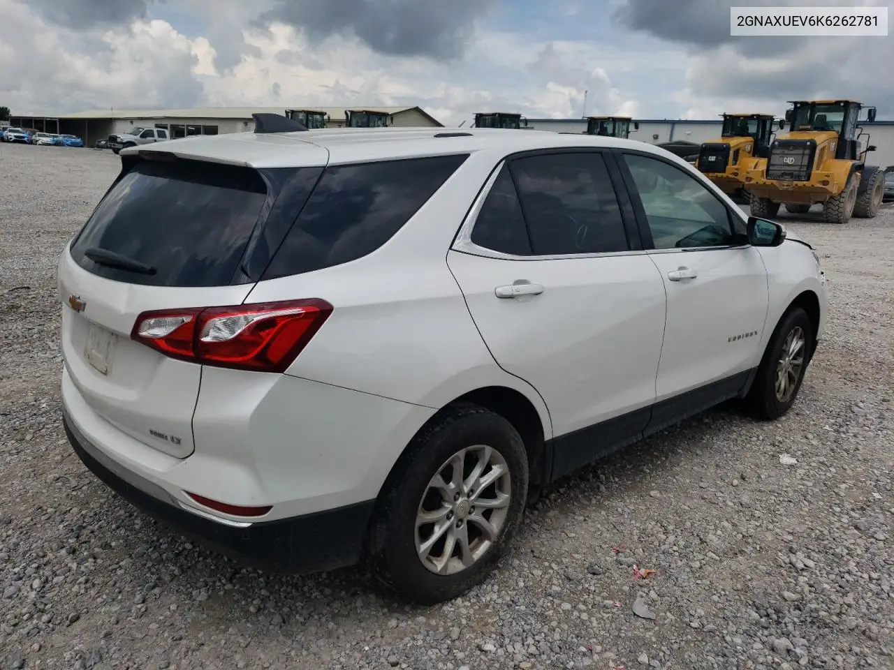 2019 Chevrolet Equinox Lt VIN: 2GNAXUEV6K6262781 Lot: 62922115