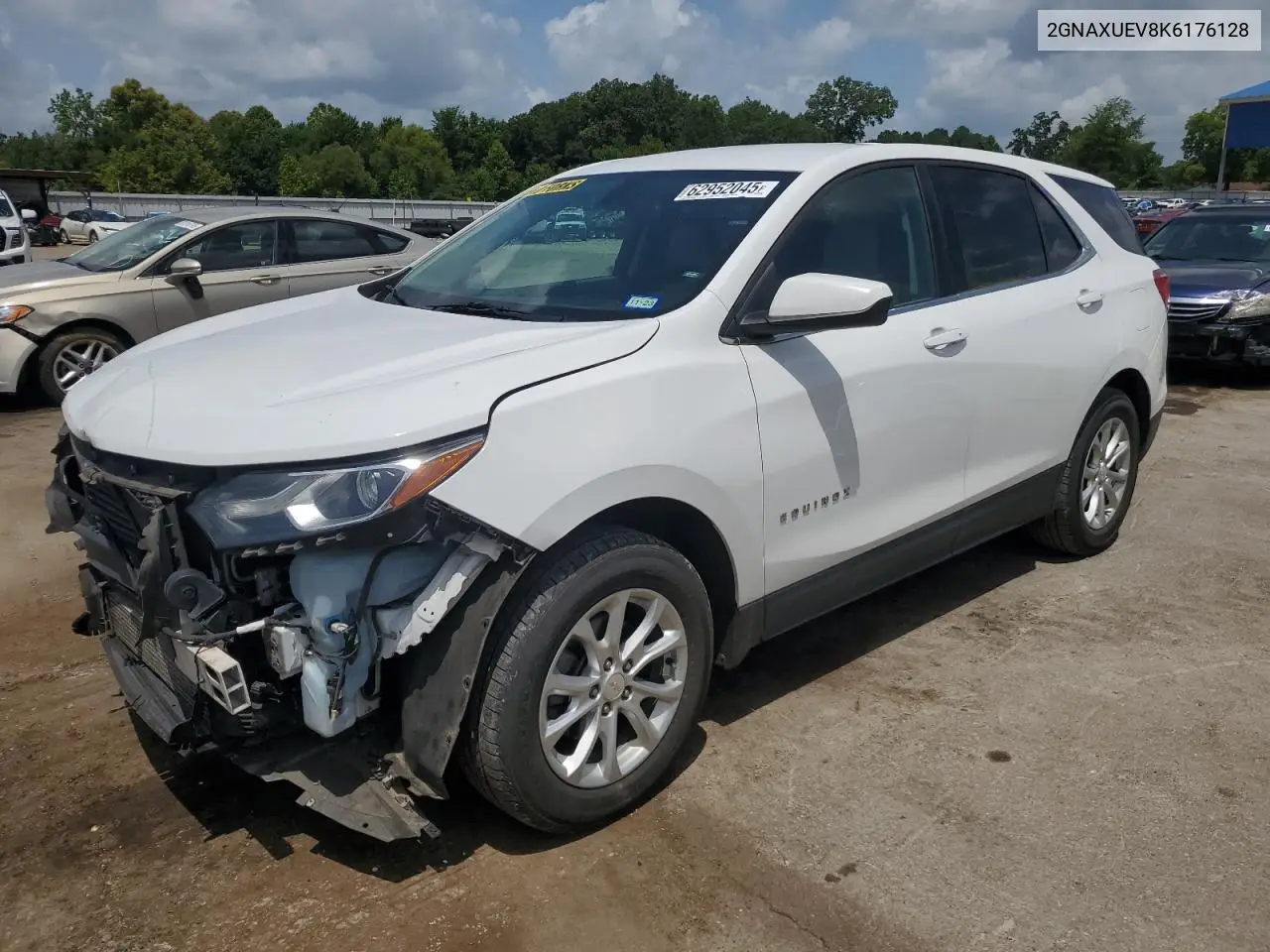 2019 Chevrolet Equinox Lt VIN: 2GNAXUEV8K6176128 Lot: 62952045