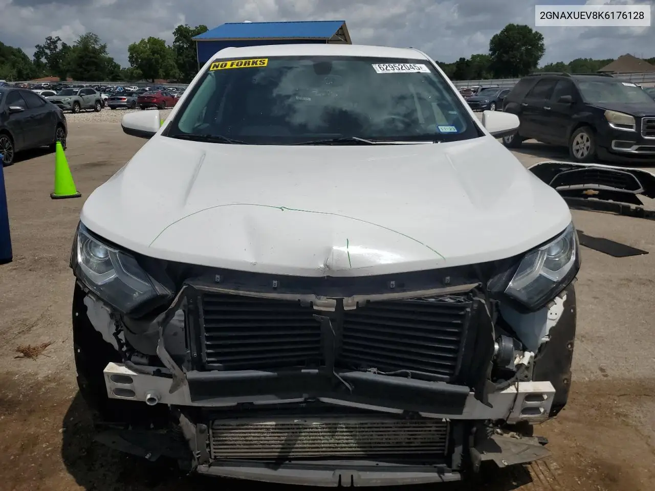 2019 Chevrolet Equinox Lt VIN: 2GNAXUEV8K6176128 Lot: 62952045