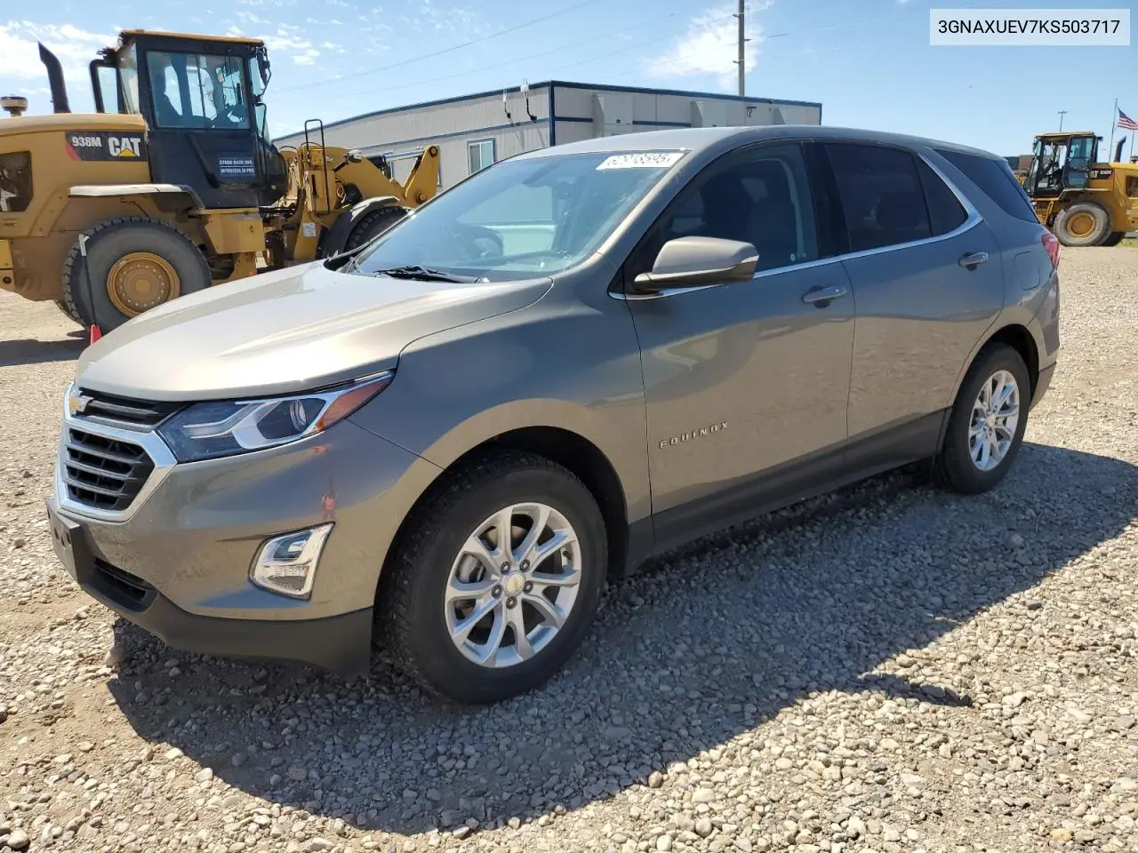 2019 Chevrolet Equinox Lt VIN: 3GNAXUEV7KS503717 Lot: 62958595