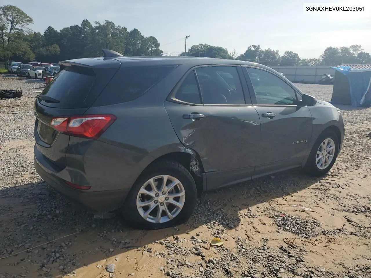 2019 Chevrolet Equinox Ls VIN: 3GNAXHEV0KL203051 Lot: 63025175