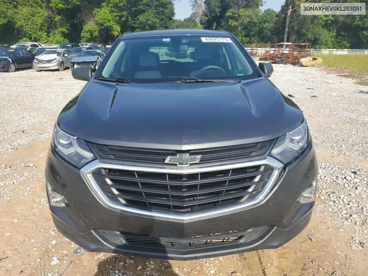 2019 Chevrolet Equinox Ls VIN: 3GNAXHEV0KL203051 Lot: 63025175