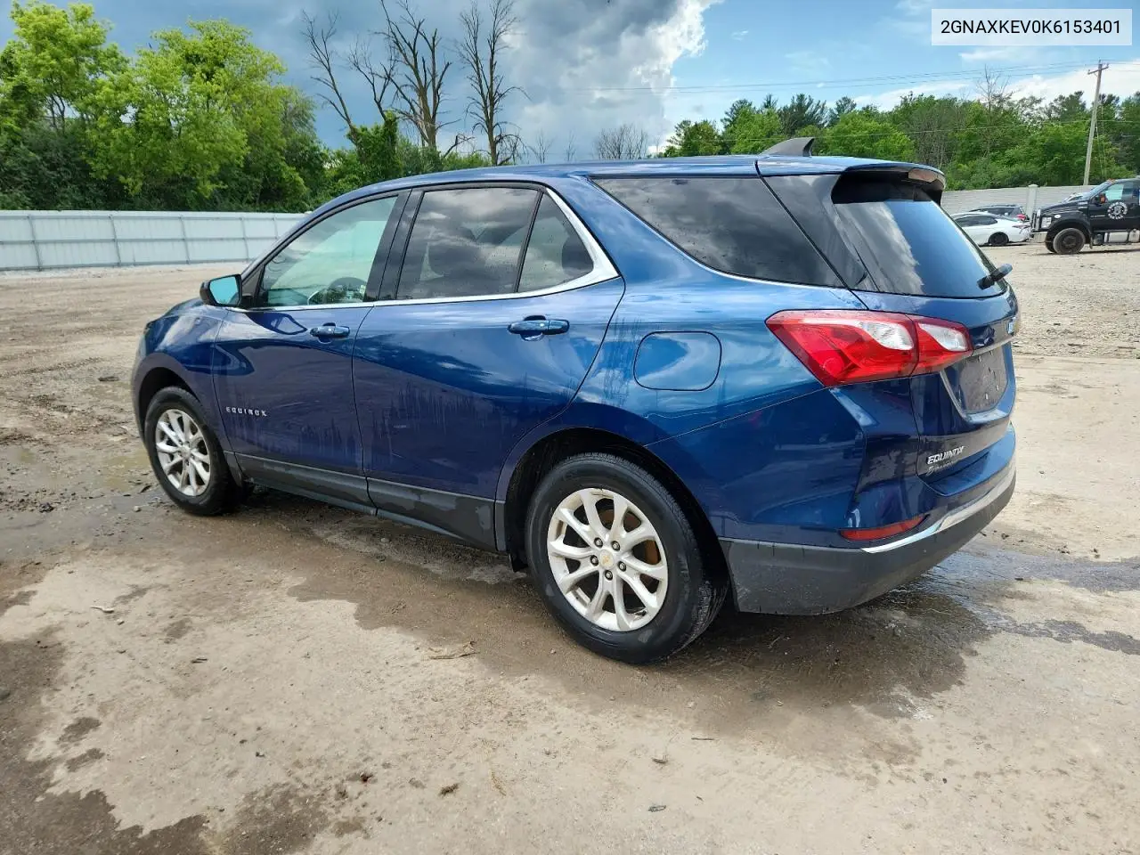 2019 Chevrolet Equinox Lt VIN: 2GNAXKEV0K6153401 Lot: 63033025