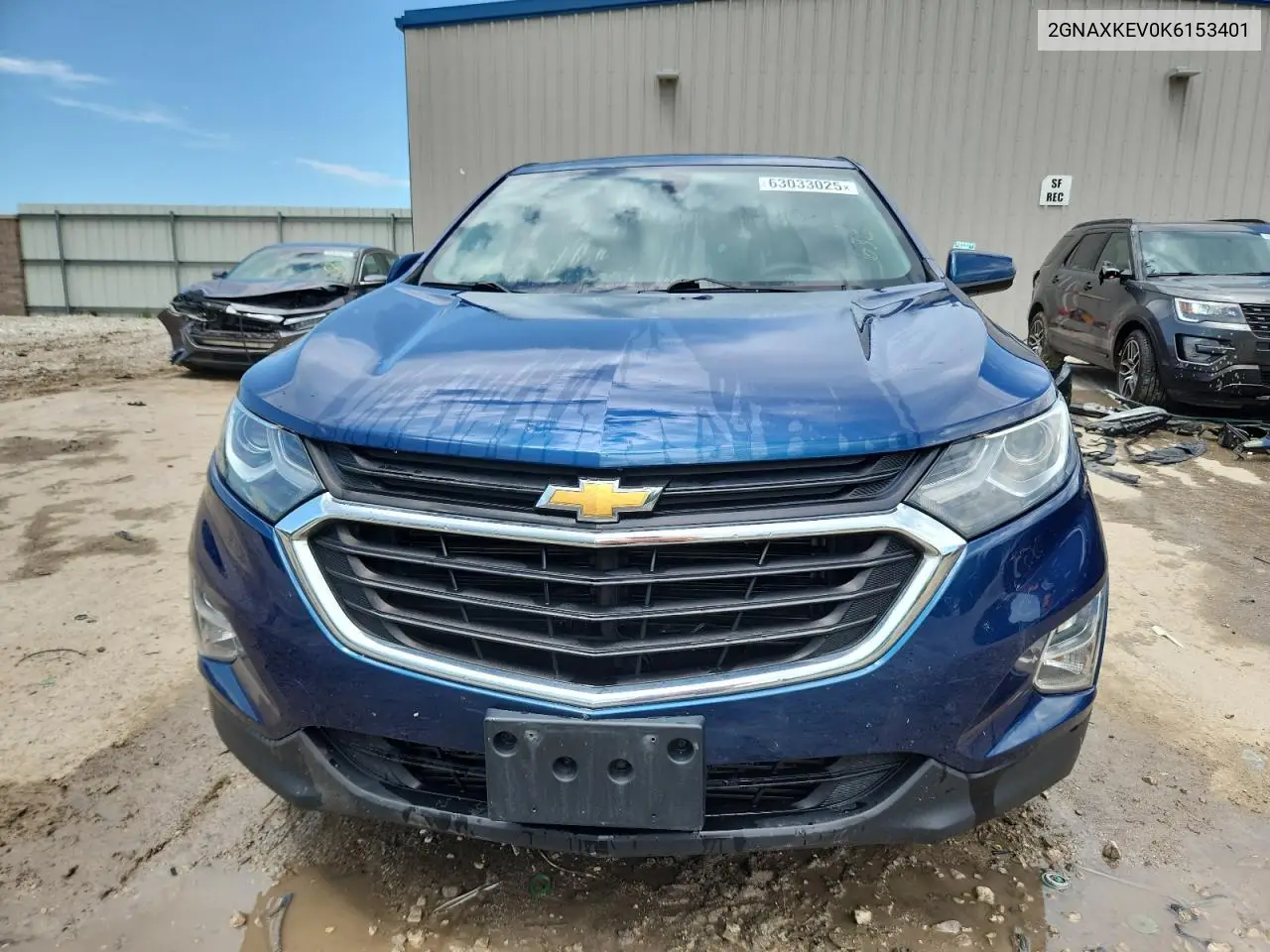 2019 Chevrolet Equinox Lt VIN: 2GNAXKEV0K6153401 Lot: 63033025